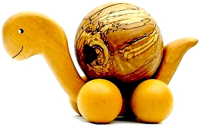Schildkröte-schön-gestockten-Kugel Ø 10 cm-ein Praktisches Geschenk mit Masagefunktion