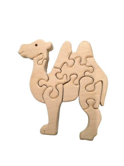 Kamel Puzzle aus Holz mit 11Teile  51339